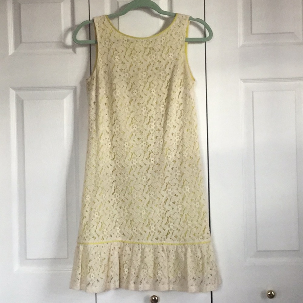 Ann Taylor Loft Drop Waist Lace Dress